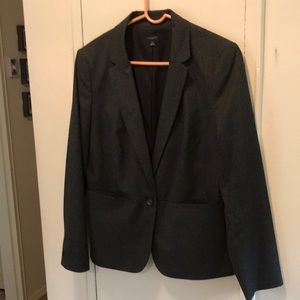 Ann Taylor Black and Gray Blazer size 12